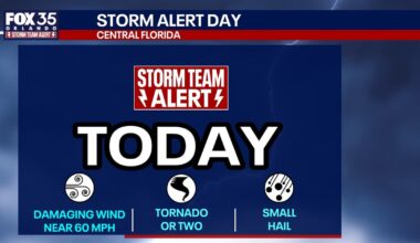 Orlando rain timeline: When to expect the most intense storms this afternoon