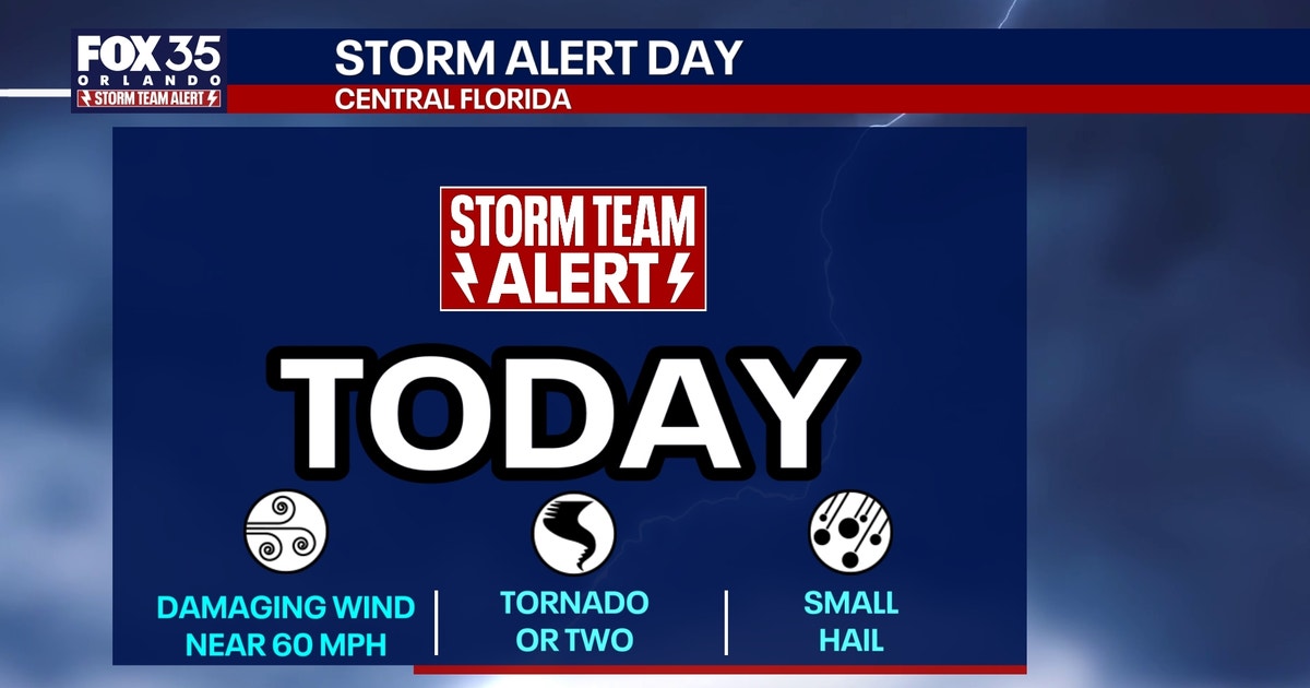 Orlando rain timeline: When to expect the most intense storms this afternoon