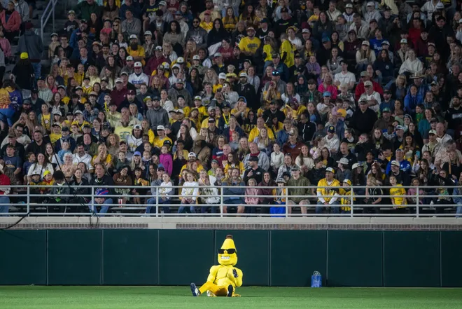 More than 60,000 fans filled Doak Campbell Stadium to experience the Savannah Bananas play against the Texas Tailgaters in Banana Ball on Saturday, Feb. 28, 2026.