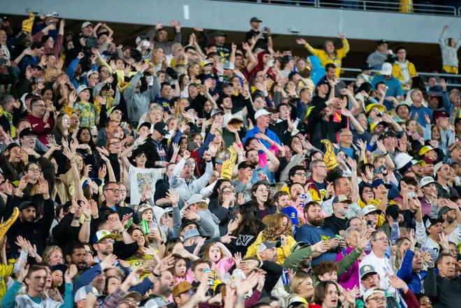 More than 60,000 fans filled Doak Campbell Stadium to experience the Savannah Bananas play against the Texas Tailgaters in Banana Ball on Saturday, Feb. 28, 2026.