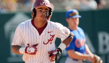 Alabama baseball ranked in Coaches Poll after sweeping Florida Gators