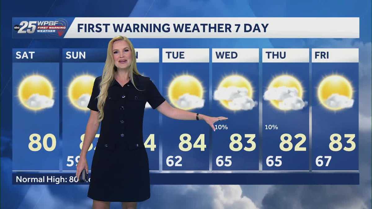 Warming up in South Florida