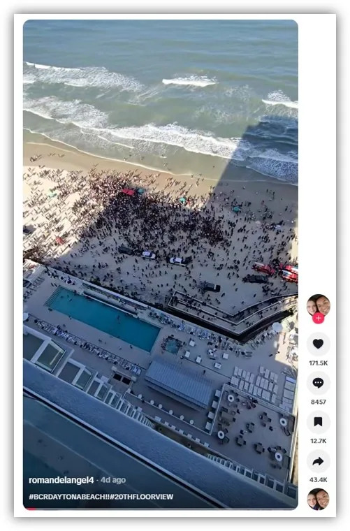 <span>Screenshot from TikTok taken March 19, 2026</span>