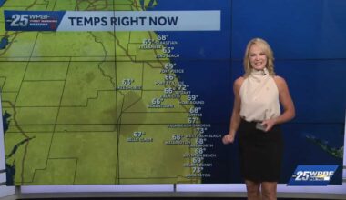 Lower 80s with sun for South Florida