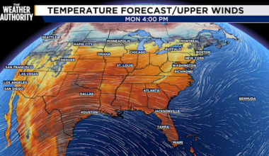 Near-record highs possible this week with limited rain chances