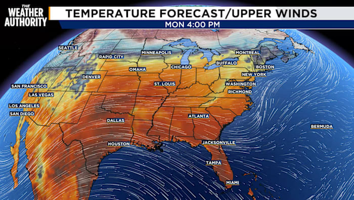 Near-record highs possible this week with limited rain chances