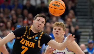 Folgueiras plays hero as No. 9 Iowa stuns No. 1 Florida in Tampa