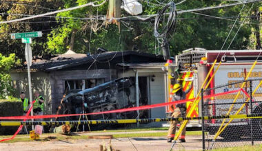 2 dead after car crashes into South Apopka home, catches fire