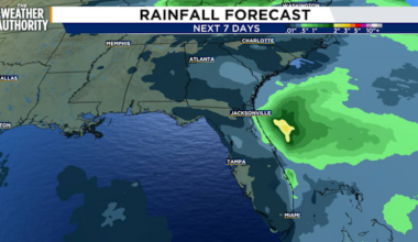 Near-record highs possible on Monday ahead of a cooldown