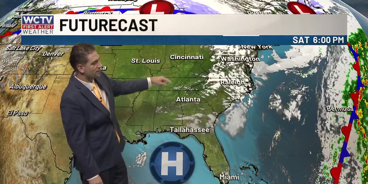 Warming trend heading into your weekend for Tallahassee, the Big Bend and South Georgia☀️