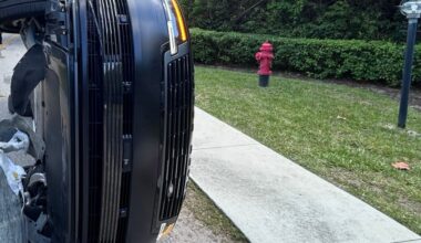 Tiger Woods arrested, charged with driving under the influence after he rolls his car in Florida