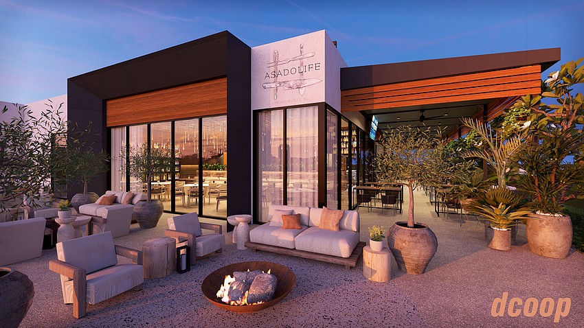 Asado Life is planned for the Shipyards marina support building on the Downtown Jacksonville Northbank near the Four Seasons Hotel & Residences and EverBank Stadium.
