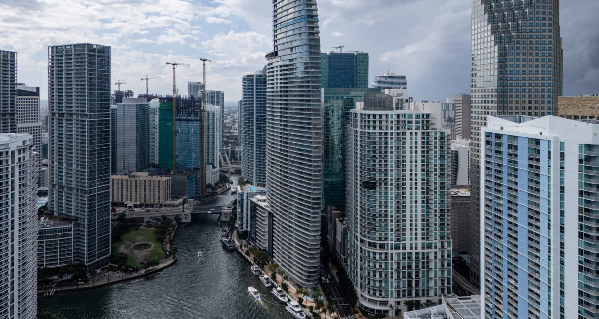 New Aerials Capture Aston Martin Residences Towering Over Biscayne Bay in Downtown Miami