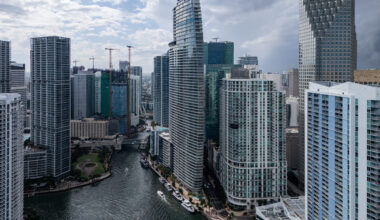 New Aerials Capture Aston Martin Residences Towering Over Biscayne Bay in Downtown Miami