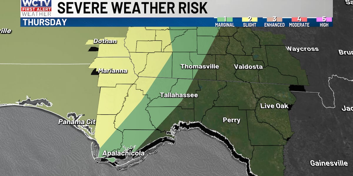 Tracking a front that will bring storms tomorrow morning to Tallahassee, the Big Bend and South Georgia
