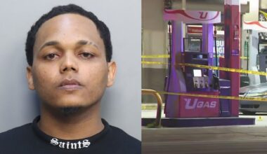 Man faces 7 charges after gas station shooting in Opa-locka, records show