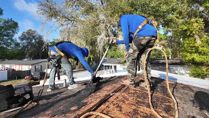 Burden of failing roof lifted for Jacksonville veteran through volunteer project