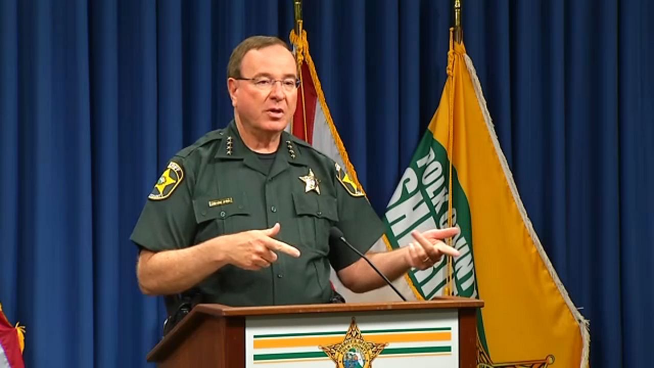 "'Florida sheriffs rebel against Trump's, DeSantis' mass deportation efforts.' Not true. We, in fact, support the mass deportation of illegal aliens. Those who are criminals, those who have warrants for deportation, those who are here creating havoc and problems — if you are here illegally, and you take that risk to be here illegally, then you are going to be deported,” said Polk County Sheriff Grady Judd. (Spectrum Bay News 9 file photo)