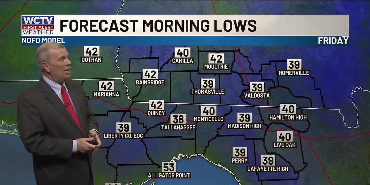 Chilly temps are set to soon depart, but will it stay dry?