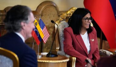 Venezuela’s Delcy Rodríguez pitches newly opened oil sector to investors at Miami summit