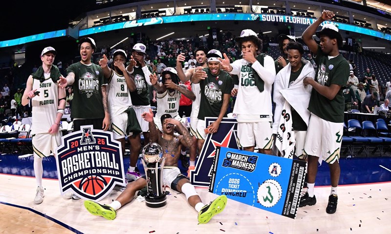 South Florida Wins 2026 American Conference Men’s Basketball Championship