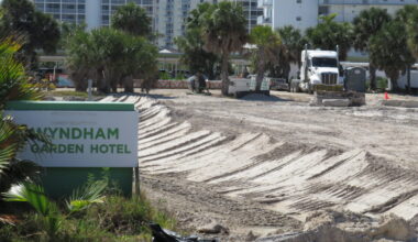 Work on Wyndham Garden Hotel on hold pending permit request - FORT MYERS