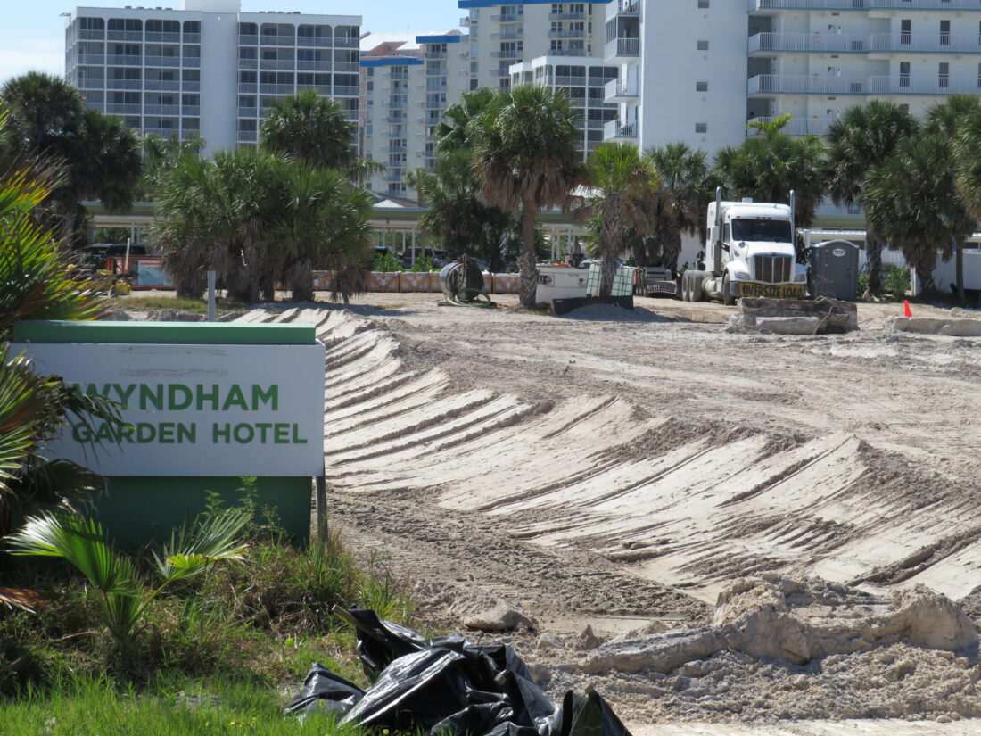 Work on Wyndham Garden Hotel on hold pending permit request - FORT MYERS