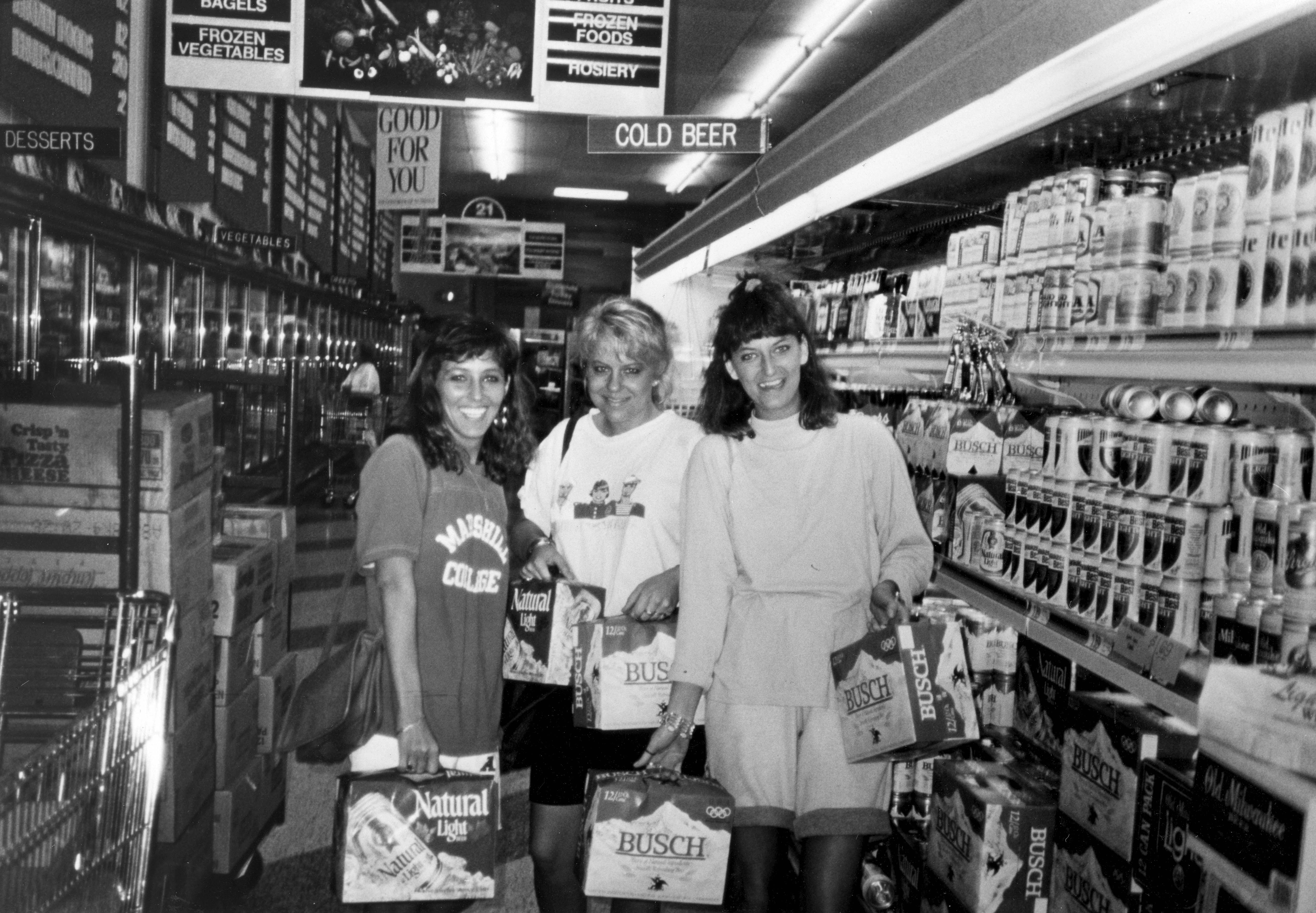 Visitors stock up on beer during Spring Break on March...