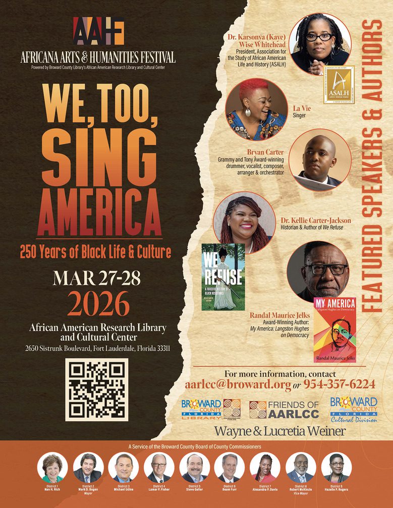 The African-American Research Library and Cultural Center Presents The 2026 Africana Arts & Humanities Festival