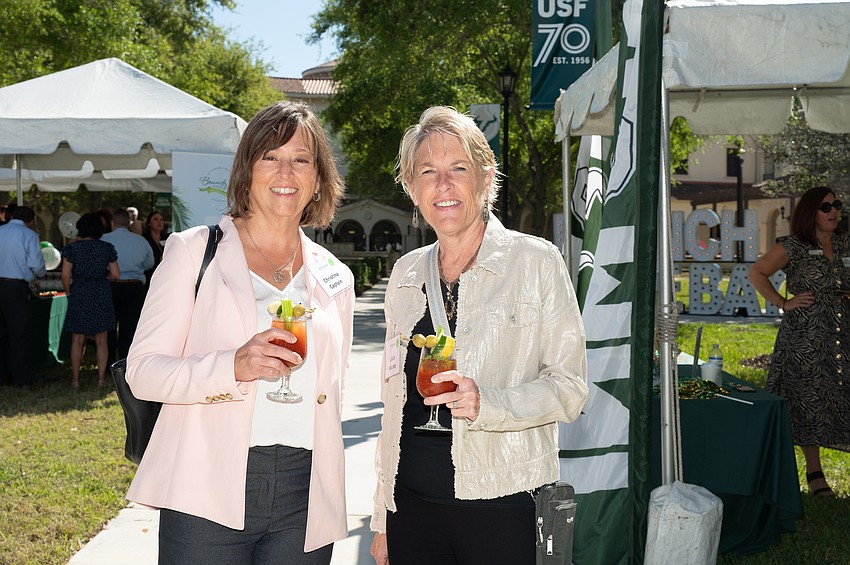 Dr. Christina Captain and Linda Jacobs Dr. Christina Captain and Linda Jacobs