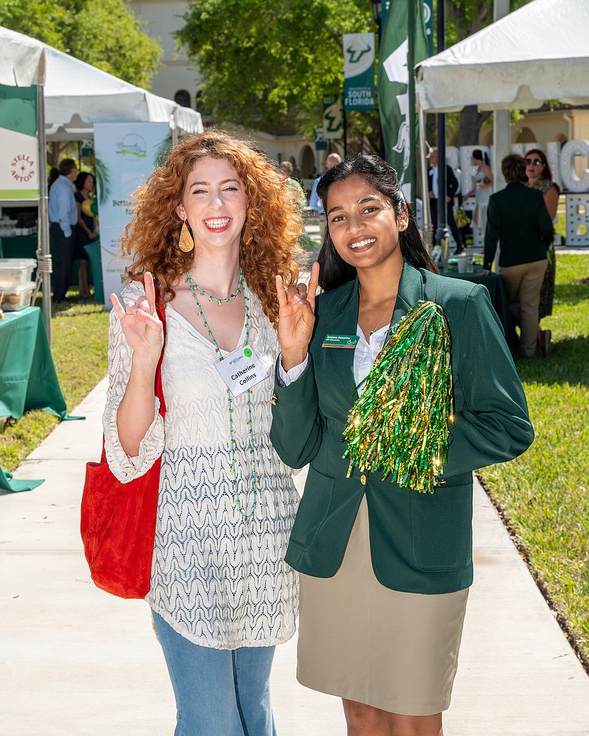 Catherine Collins and Sanjana Komarina Catherine Collins and Sanjana Komarina