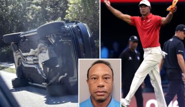 Tiger Woods pleads not guilty to DUI charges stemming from latest car crash in Florida