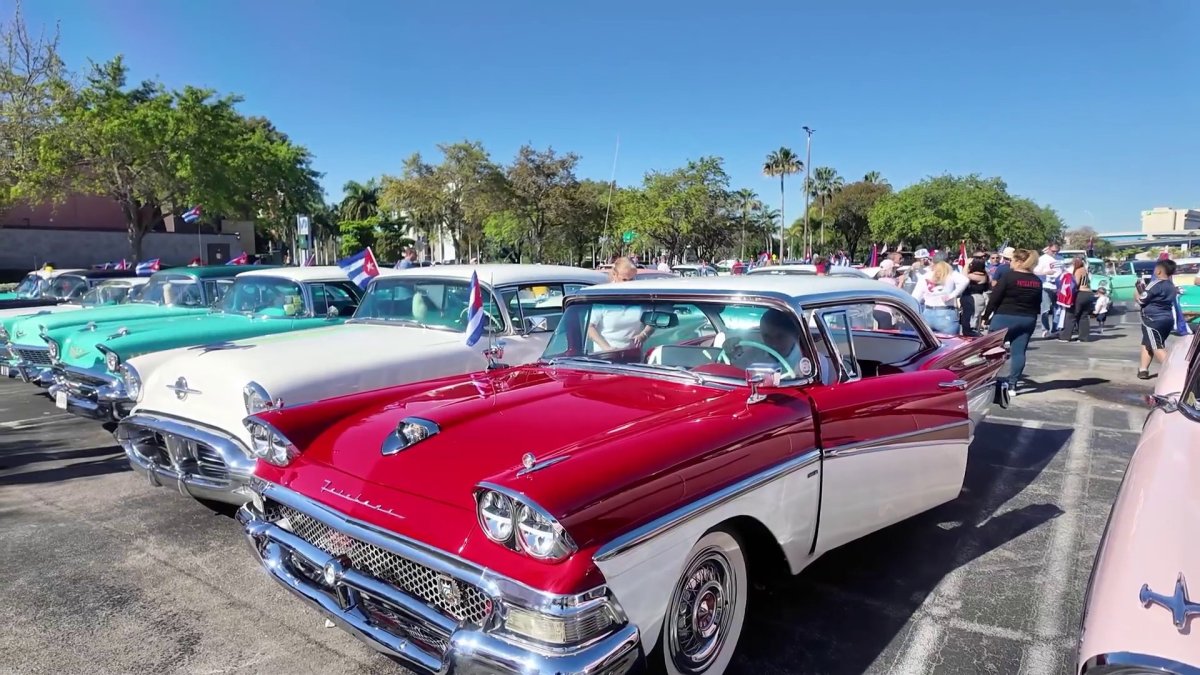 Caravan of classic cars supporting Cuba underway in Hialeah – NBC 6 South Florida