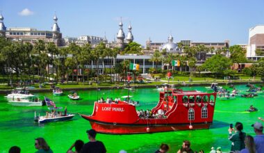 Tampa will once again dye the Hillsborough River green, despite concerns from environmentalists