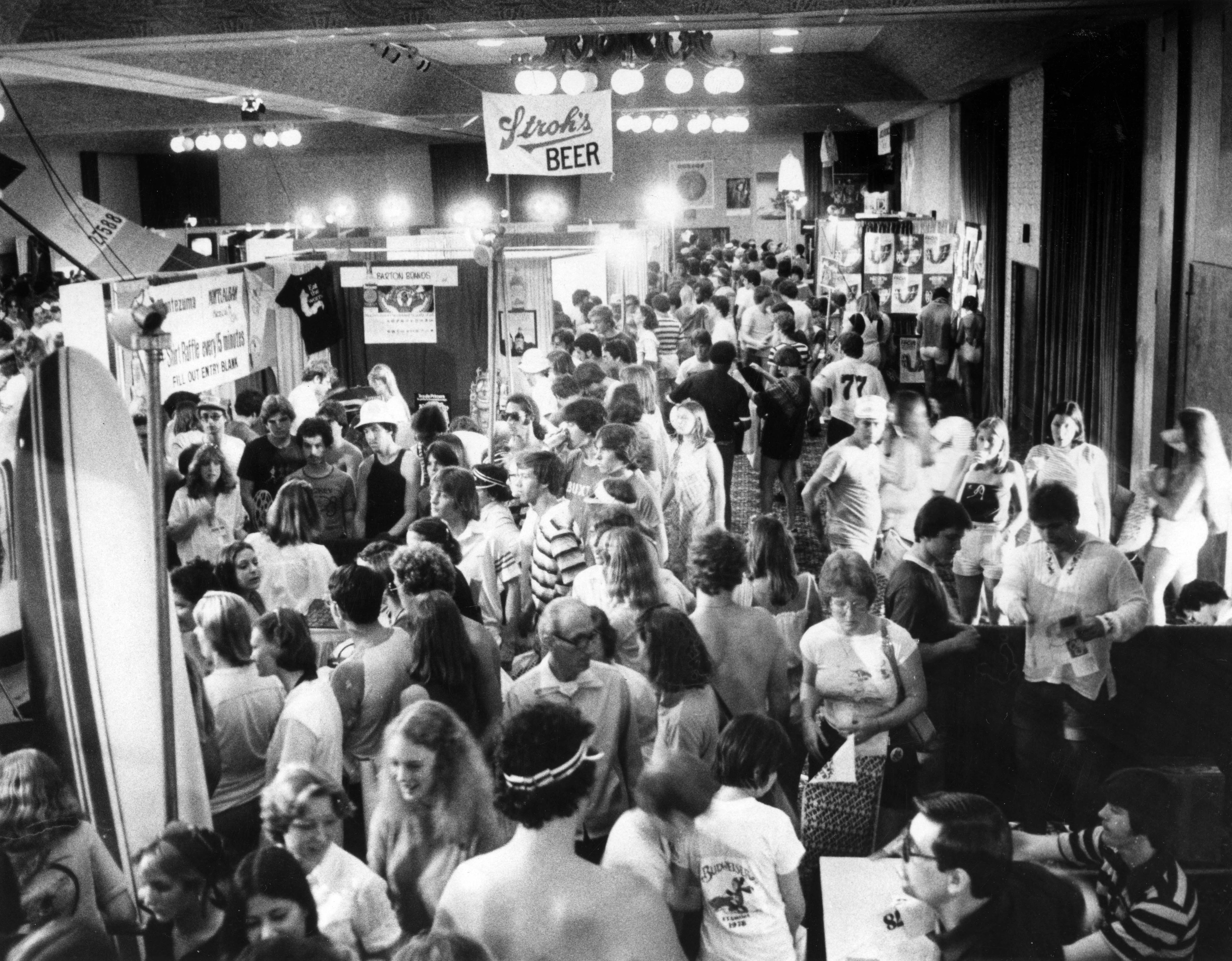 College Expo '78. Contests, games and assorted freebies help attract...