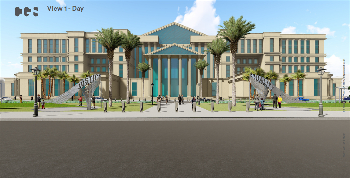 Proposed Duval County Courthouse art project "These Truths: Voice of Jacksonville."