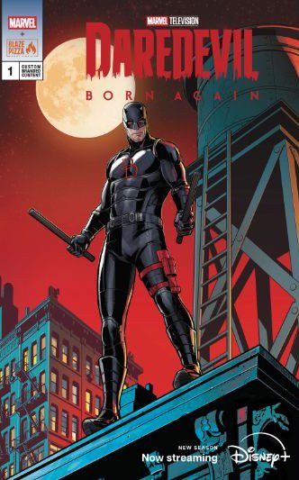 Cover Daredevil Comic Book at Blaze Pizza Disney Springs - provided by Blaze Pizza