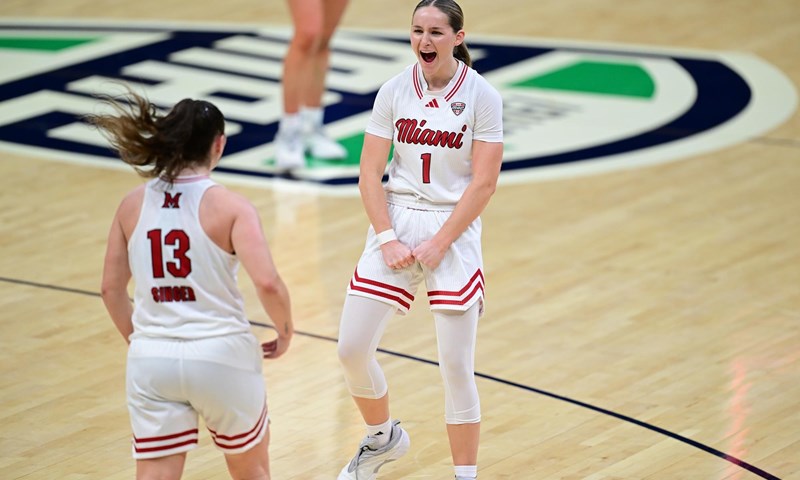 No. 1 Miami Opens MAC Tournament with Win over No. 8 Kent State