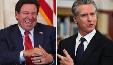 Florida gov. Ron DeSantis trolls Gavin Newsom — with spicy anecdote about his father-in-law