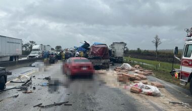 Severe multi-vehicle crash on Florida's Turnpike southbound hampers traffic in Martin County