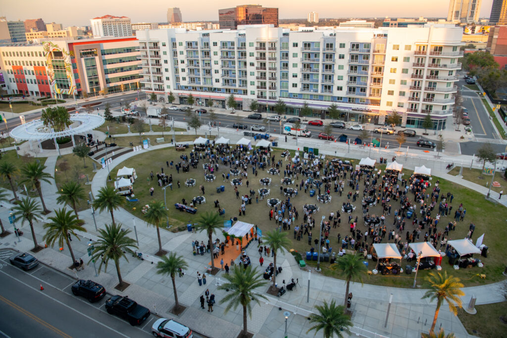 Barbecue in the Park 2026 from Above