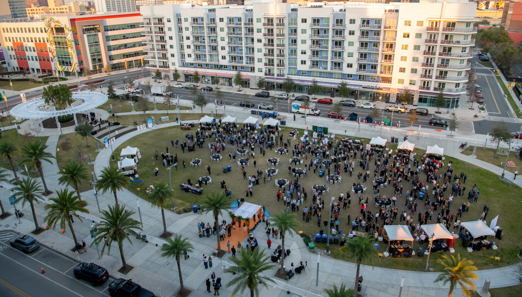 Barbecue in the Park 2026 from Above