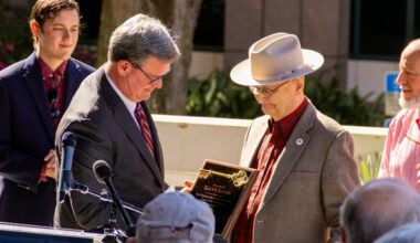 Dave Lang, Former Clerk of the Court, Honored by City