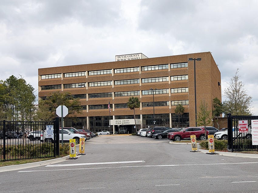 The Duval County Public Schools administrative headquarters at 1701 Prudential Drive on the Downtown Southbank is for sale.