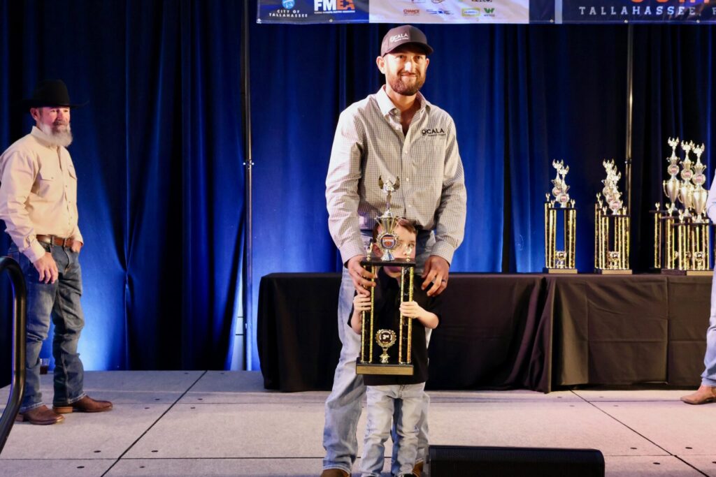 Evan Vandeventer and his son