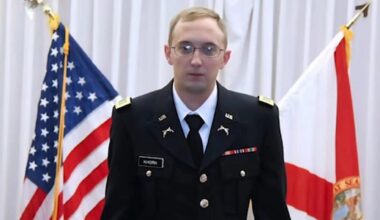 Major Cody A. Khork, 35, of Winter Haven, was killed March 1 when a drone hit a command center in Port Shuaiba, Kuwait. (Khork Family)