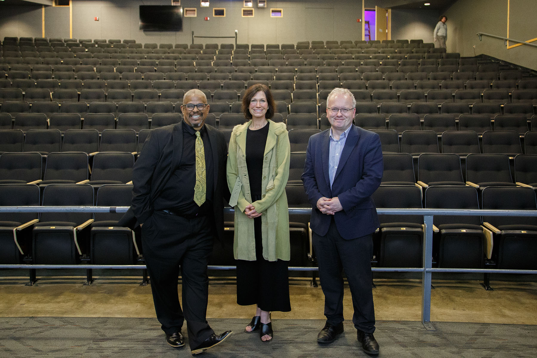 (Left to right) David Barrow Wiley, Laura Lee and Iain Quinn.