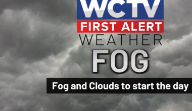 Dense fog this morning, not as sunny to end the weekend for Tallahassee, the Big Bend and South Georgia