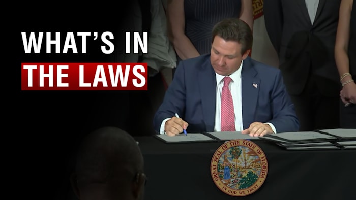 Florida Gov. DeSantis signs 7 more bills into law. Here’s the full list