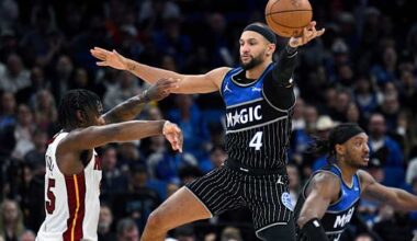 NBA fines Magic guard Jalen Suggs $25,000 for throwing mouthpiece